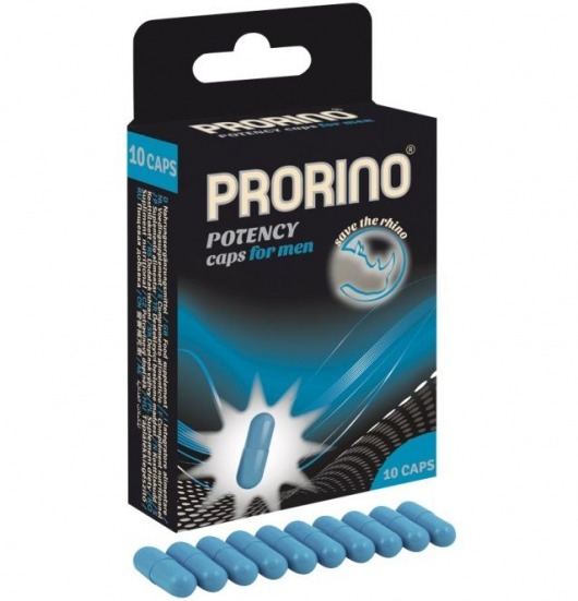 БАД для мужчин ero black line PRORINO Potency Caps for men - 10 капсул - Ero - купить с доставкой в Саранске