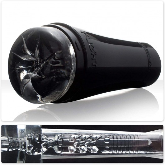 Черный мастурбатор-анус Fleshlight - Flight Pilot - Fleshlight - в Саранске купить с доставкой