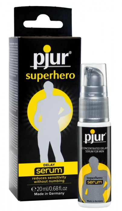 Сыворотка-пролонгатор pjur SUPERHERO Delay Serum - 20 мл. - Pjur - купить с доставкой в Саранске