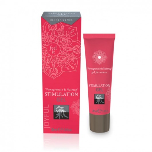 Возбуждающий интимный гель для двоих STIMULATION GEL Pomegranate   Nutmeg - 30 мл. - Shiatsu - купить с доставкой в Саранске