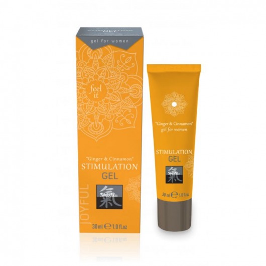 Возбуждающий интимный гель STIMULATION GEL Ginger   Cinnamon - 30 мл. - Shiatsu - купить с доставкой в Саранске