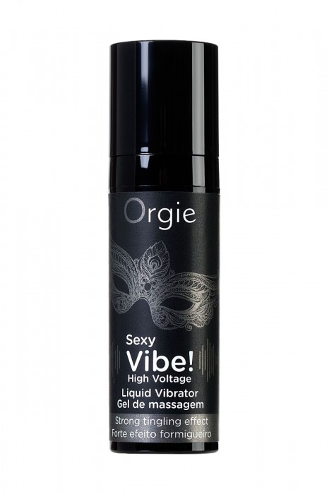 Гель для массажа ORGIE Sexy Vibe High Voltage с эффектом вибрации - 15 мл. - ORGIE - купить с доставкой в Саранске