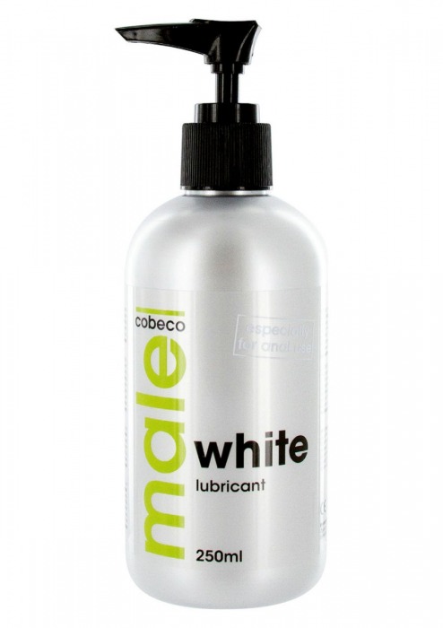 Анальная смазка на водной основе MALE Cobeco White Lubricant - 250 мл. - Cobeco - купить с доставкой в Саранске