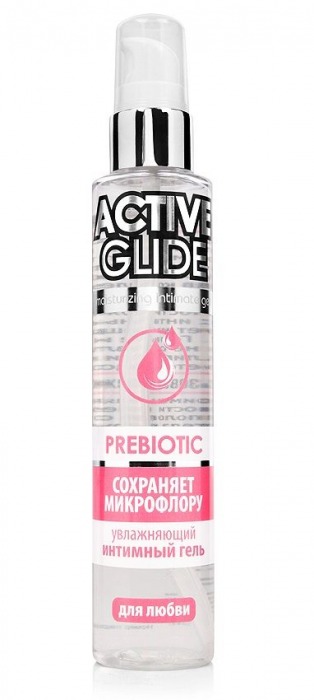 Увлажняющий интимный гель Active Glide Prebiotic - 100 гр. - Биоритм - купить с доставкой в Саранске