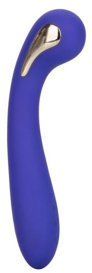 Фиолетовый вибромассажер с электростимуляцией Intimate Estim Petite G Wand - 19 см. - California Exotic Novelties - купить с доставкой в Саранске