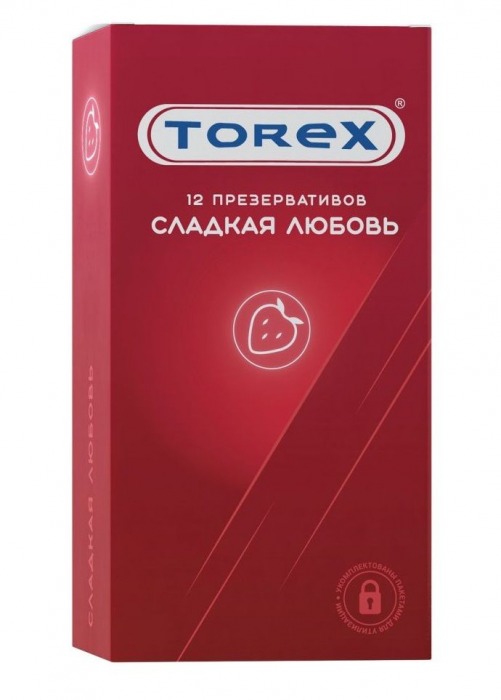 Презервативы Torex  Сладкая любовь  с ароматом клубники - 12 шт. - Torex - купить с доставкой в Саранске