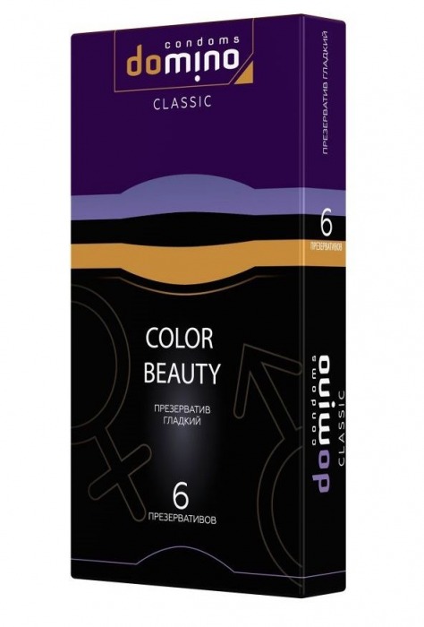 Разноцветные презервативы DOMINO Colour Beauty - 6 шт. - Domino - купить с доставкой в Саранске