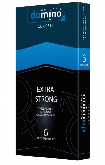 Суперпрочные презервативы DOMINO Extra Strong - 6 шт. - Domino - купить с доставкой в Саранске