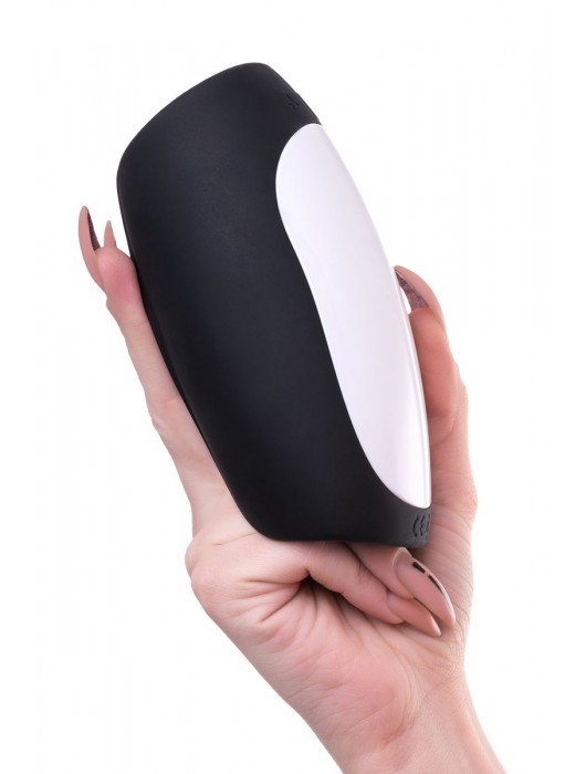 Черно-белый перезаряжаемый мастурбатор Erotist Hailstorm - Erotist Adult Toys - в Саранске купить с доставкой