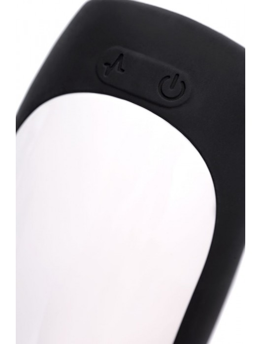 Черно-белый перезаряжаемый мастурбатор Erotist Hailstorm - Erotist Adult Toys - в Саранске купить с доставкой