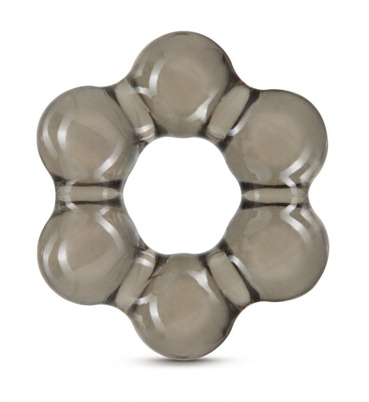 Дымчатое эрекционное кольцо Stay Hard Thick Bead Cock Ring - Blush Novelties - в Саранске купить с доставкой