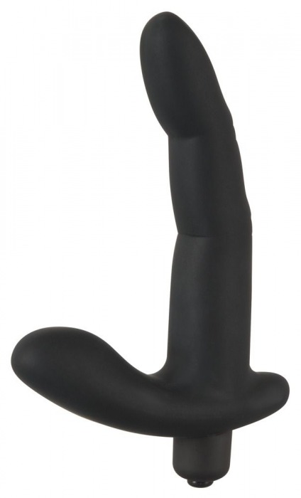 Черный вибромассажер простаты Naughty Finger Prostate Vibe - 13,8 см. - Orion - в Саранске купить с доставкой