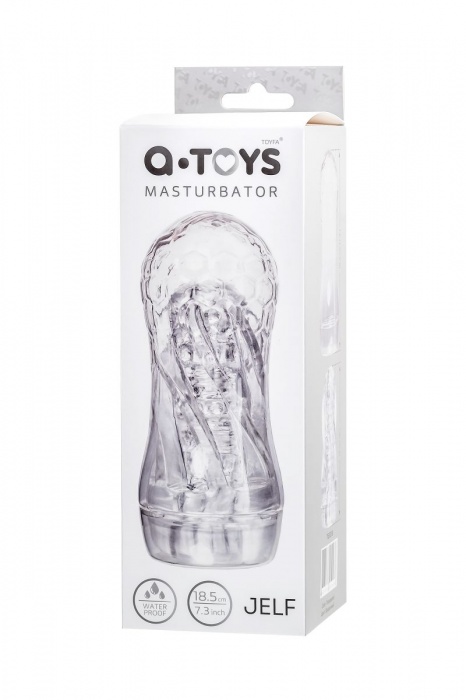 Прозрачный мастурбатор Jelf - A-toys - в Саранске купить с доставкой
