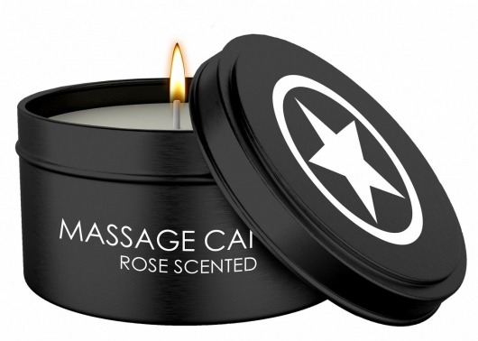 Массажная свеча с ароматом розы Massage Candle - Shots Media BV - купить с доставкой в Саранске