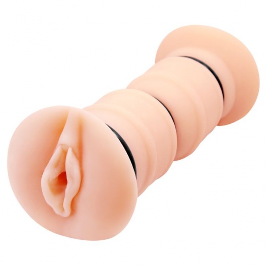 Телесный вибромастурбатор-вагина Michelle - Baile - в Саранске купить с доставкой