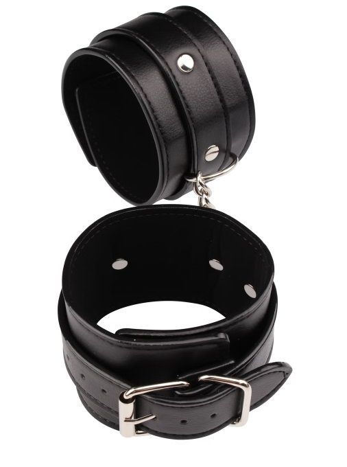 Черные оковы Classic Ankle Cuffs - Chisa - купить с доставкой в Саранске