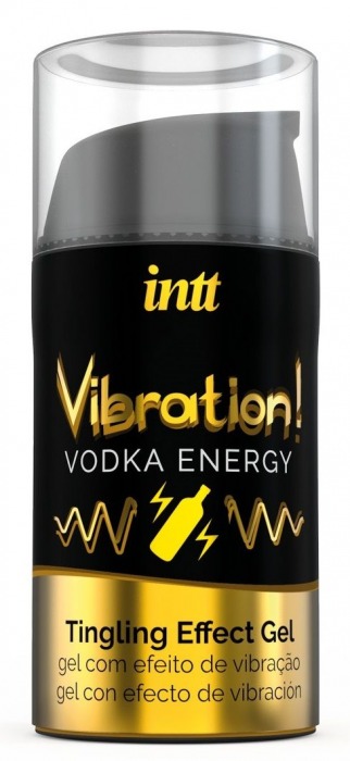 Жидкий интимный гель с эффектом вибрации Vibration! Vodka Energy - 15 мл. - INTT - купить с доставкой в Саранске