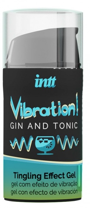 Жидкий интимный гель с эффектом вибрации Vibration! Gin   Tonic - 15 мл. - INTT - купить с доставкой в Саранске