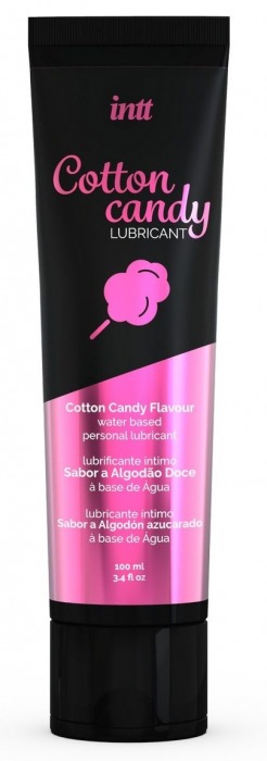 Интимный гель на водной основе Cotton Candy Lubricant - 100 мл. - INTT - купить с доставкой в Саранске