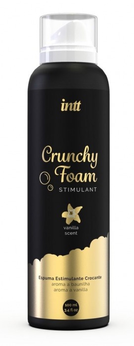 Пенка для массажа Crunchy Foam Stimulant Vanilla - 100 мл. - INTT - купить с доставкой в Саранске