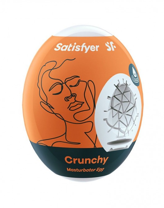 Мастурбатор-яйцо Satisfyer Crunchy Mini Masturbator - Satisfyer - в Саранске купить с доставкой