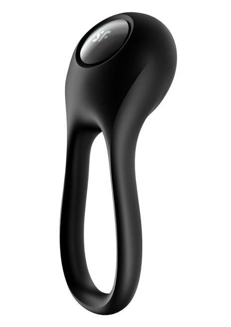 Черное эрекционное виброкольцо Majestic Duo - Satisfyer - в Саранске купить с доставкой