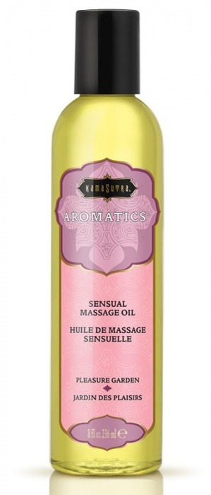 Массажное масло с цветочным ароматом Pleasure Garden - 236 мл. - Kama Sutra - купить с доставкой в Саранске