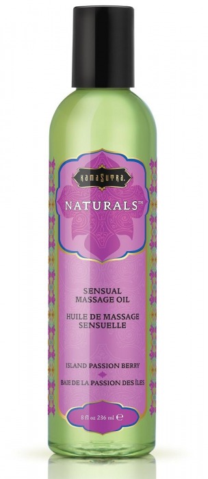 Массажное масло Naturals Island Passion Berry с ароматом тропических фруктов - 236 мл. - Kama Sutra - купить с доставкой в Саранске