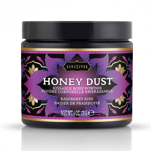 Пудра для тела Honey Dust Body Powder с ароматом малины - 170 гр. - Kama Sutra - купить с доставкой в Саранске