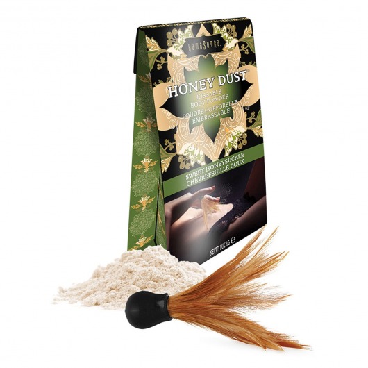 Пудра для тела Honey Dust Body Powder с ароматом жимолости - 28 гр. - Kama Sutra - купить с доставкой в Саранске
