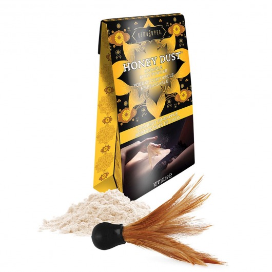 Пудра для тела Honey Dust Body Powder с ароматом кокоса и ананаса - 28 гр. - Kama Sutra - купить с доставкой в Саранске