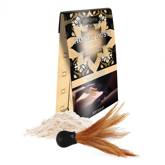 Пудра для тела Honey Dust Body Powder с ароматом ванили - 28 гр. - Kama Sutra - купить с доставкой в Саранске