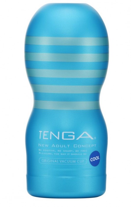 Мастурбатор с охлаждающей смазкой TENGA Original Vacuum Cup Cool - Tenga - в Саранске купить с доставкой