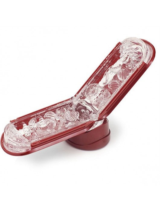 Красный мастурбатор Flip Zero Red   Warmer с подогревом - Tenga - в Саранске купить с доставкой