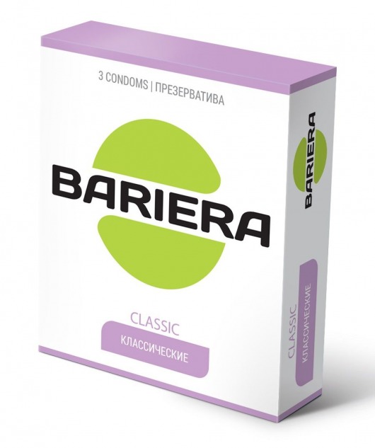 Классические презервативы Bariera Classic - 3 шт. - Bariera - купить с доставкой в Саранске