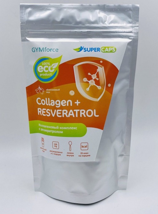 Натуральный коллаген с ресвератролом GYMforce Collagen+ - 150 гр. - SuperCaps - купить с доставкой в Саранске