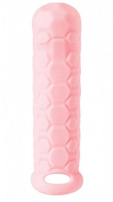 Розовый фаллоудлинитель Homme Long - 15,5 см. - Lola Games - в Саранске купить с доставкой