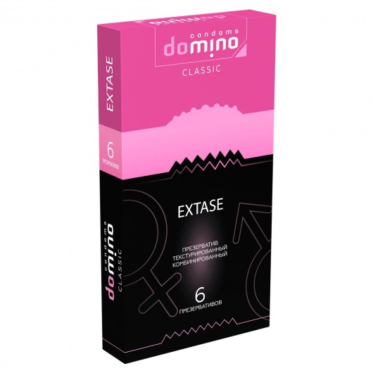 Презервативы с точками и рёбрышками DOMINO Classic Extase - 6 шт. - Domino - купить с доставкой в Саранске