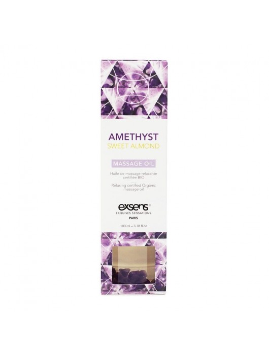 Органическое массажное масло AMETHYST SWEET ALMOND - 100 мл. - Exsens - купить с доставкой в Саранске