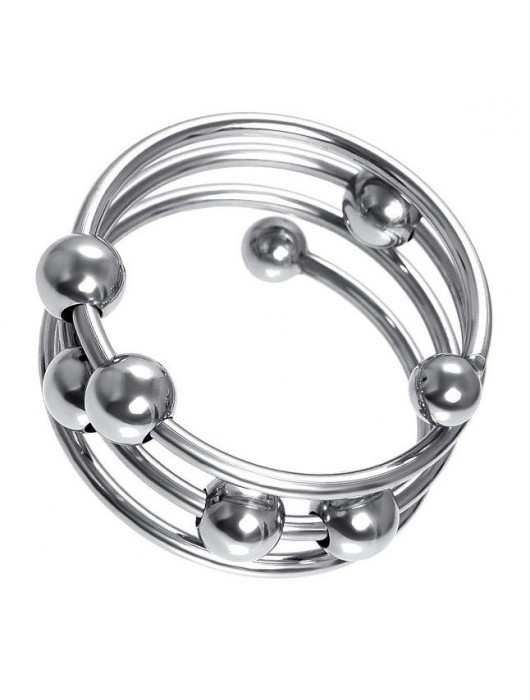 Большое металлическое кольцо под головку пениса - ToyFa - купить с доставкой в Саранске