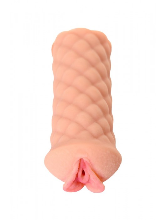 Телесный мастурбатор-вагина Elegance.002 с вибрацией - KOKOS - в Саранске купить с доставкой