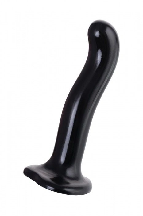 Черный стимулятор для пар P G-Spot Dildo Size M - 18 см. - Strap-on-me - в Саранске купить с доставкой
