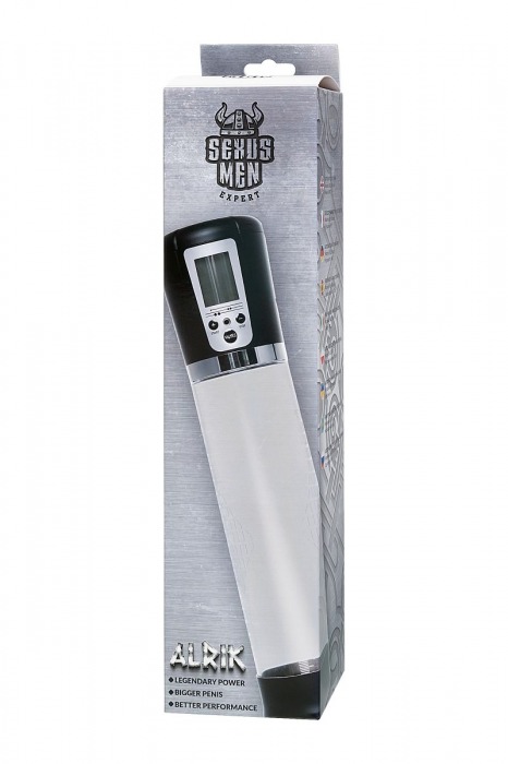 Прозрачная автоматическая помпа для пениса Alrik - Sexus - в Саранске купить с доставкой