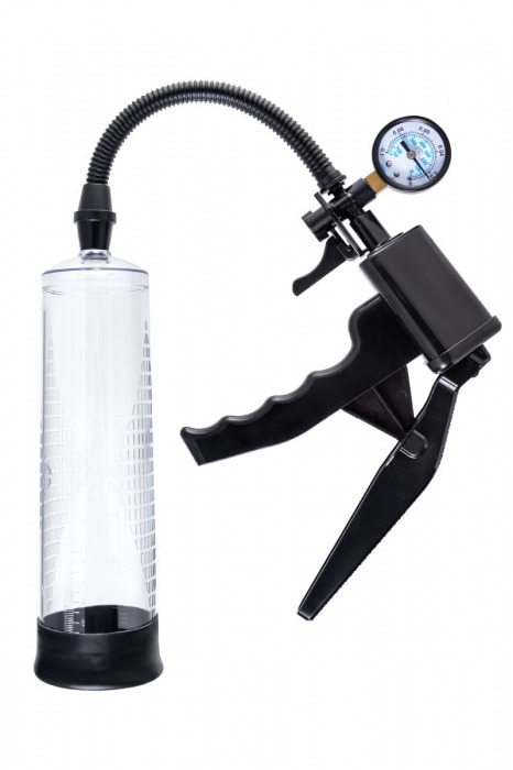 Прозрачная механическая помпа для пениса Viggo - Sexus - в Саранске купить с доставкой