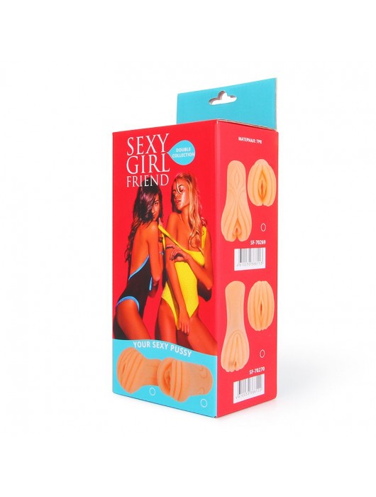 Телесный мастурбатор-вагина со складками на входе - Bior toys - в Саранске купить с доставкой