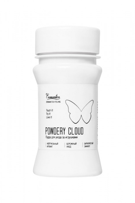 Пудра для ухода за игрушками Powdery Cloud с нейтральным ароматом - 40 гр. - Eromantica - купить с доставкой в Саранске