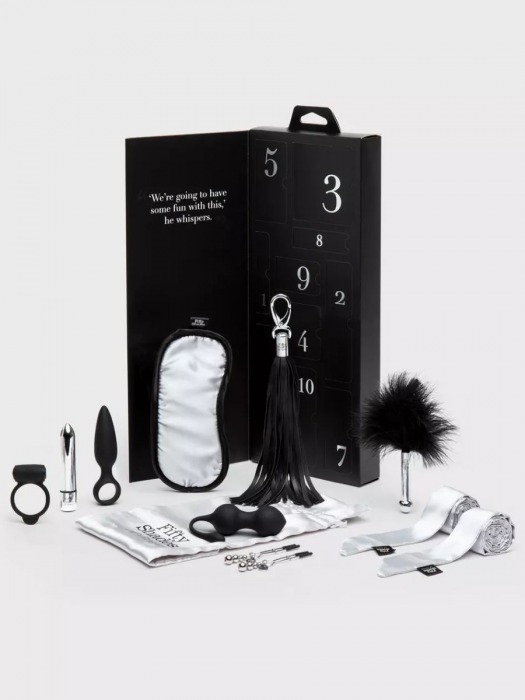 Эротический набор Pleasure Overload 10 Days of Play Gift Set - Fifty Shades of Grey - купить с доставкой в Саранске