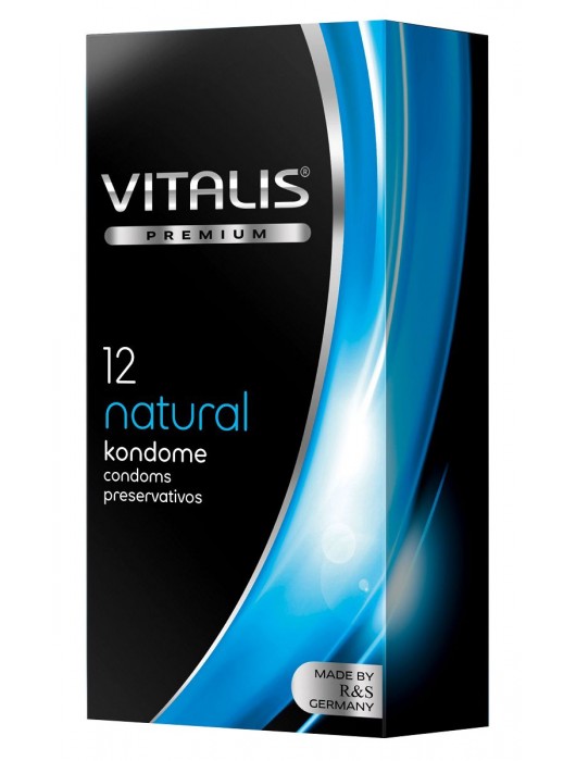 Классические презервативы VITALIS PREMIUM natural - 12 шт. - Vitalis - купить с доставкой в Саранске