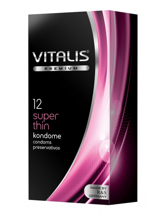 Ультратонкие презервативы VITALIS PREMIUM super thin - 12 шт. - Vitalis - купить с доставкой в Саранске