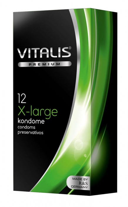 Презервативы увеличенного размера VITALIS PREMIUM x-large - 12 шт. - Vitalis - купить с доставкой в Саранске